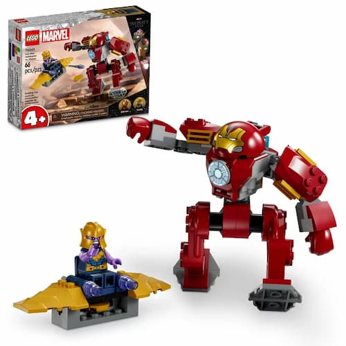 LEGO Marvel Iron Man Hulkbuster vs. Thanos 76263 Building Toy Set 