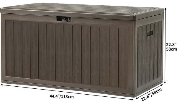 Dextrus 86-Gallon Outdoor Deck Box for $86 + free shipping