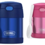 THERMOS FUNTAINER 10 Ounce Stainless Steel Vacuum Insulated Kids Food Jar Bundle