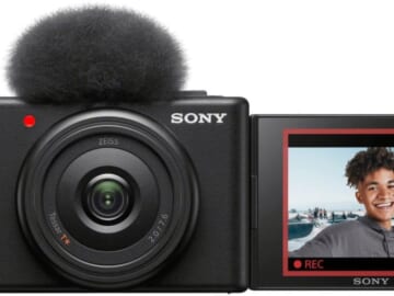 Sony ZV-1F Vlog Camera for $370 after rebate + free shipping