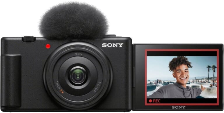 Sony ZV-1F Vlog Camera for $370 after rebate + free shipping