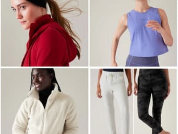 Rare Discounts on Athleta Tanks, Leggings, Jackets, plus more!