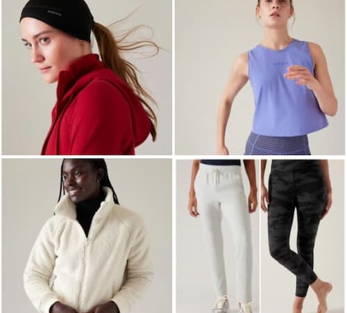 Rare Discounts on Athleta Tanks, Leggings, Jackets, plus more!