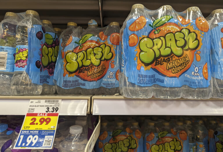 Splash Blast Just $1.99 Per 6-Pack At Kroger