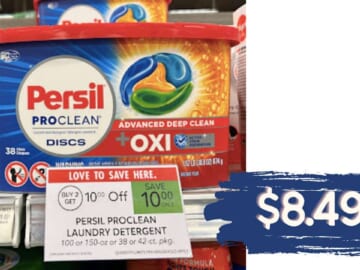 $8.49 Persil ProClean Discs at Publix