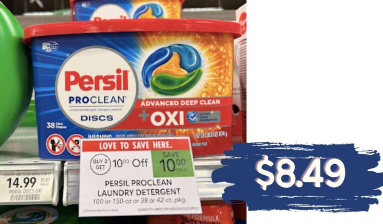 $8.49 Persil ProClean Discs at Publix