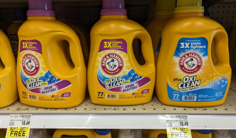 Don’t Miss Your Chance To Grab A Super Deal On ARM & HAMMER™ Plus OxiClean™ Liquid Laundry Detergent