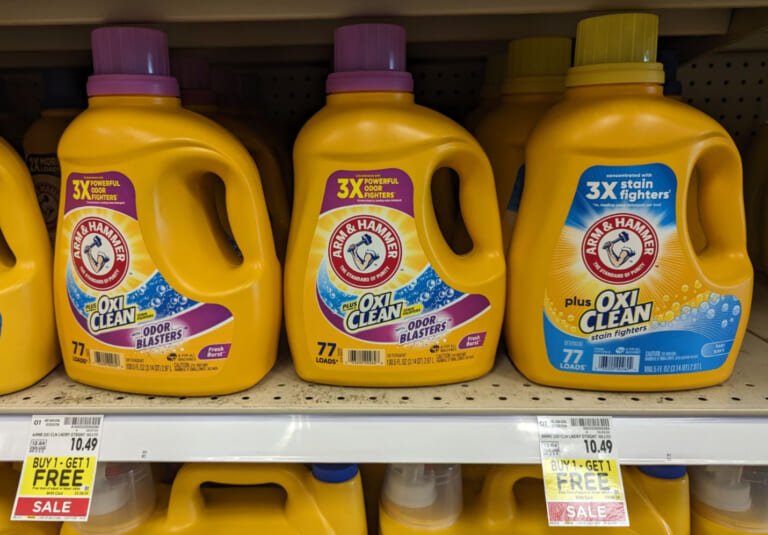 Don’t Miss Your Chance To Grab A Super Deal On ARM & HAMMER™ Plus OxiClean™ Liquid Laundry Detergent