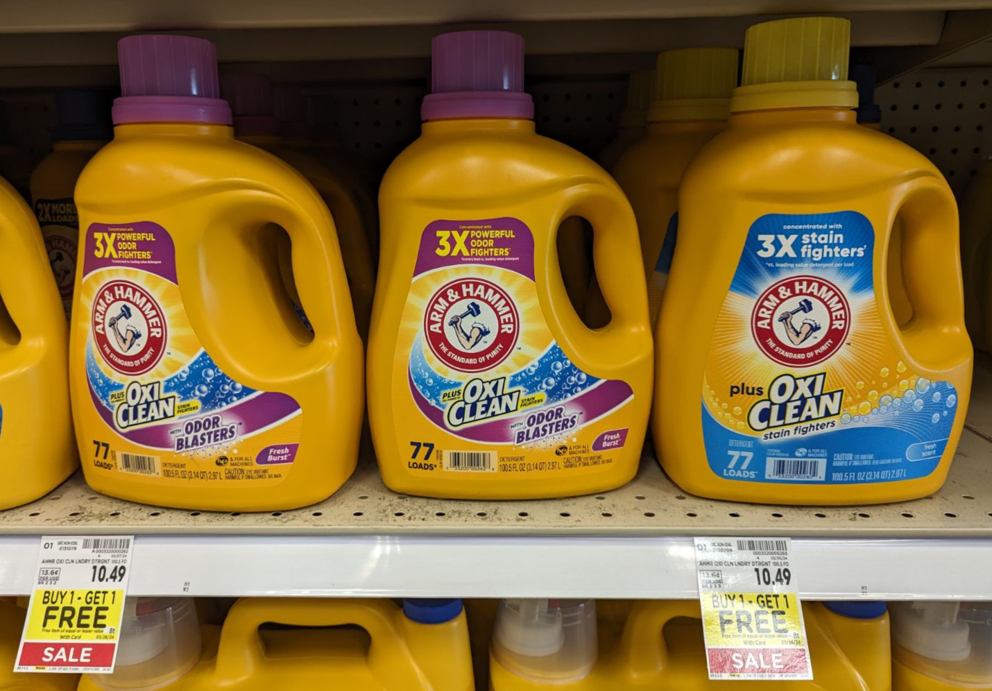 Don’t Miss Your Chance To Grab A Super Deal On ARM & HAMMER™ Plus OxiClean™ Liquid Laundry Detergent