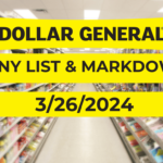 Dollar General Penny List - 3-26-2024