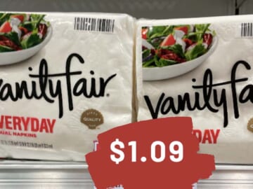 $1.09 Vanity Fair Napkins at Publix