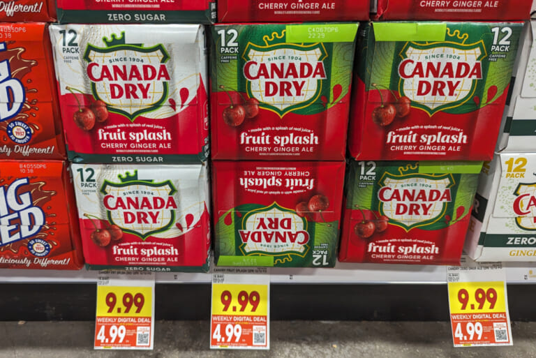 Coca-Cola, Pepsi, Mountain Dew or Canada Dry 12-Packs Just $4.99 Each At Kroger – Half Price