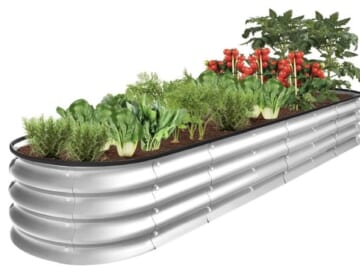 Outdoor Metal Raised Garden Bed