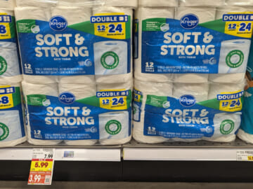 Kroger Soft And Strong Bath Tissue Is Just $3.99