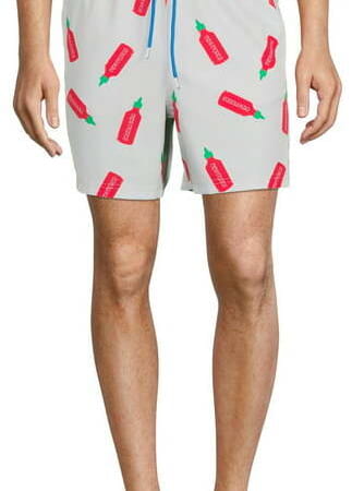 Sriracha Men's 6.5" Swim Trunks for $8 + free shipping w/ $35