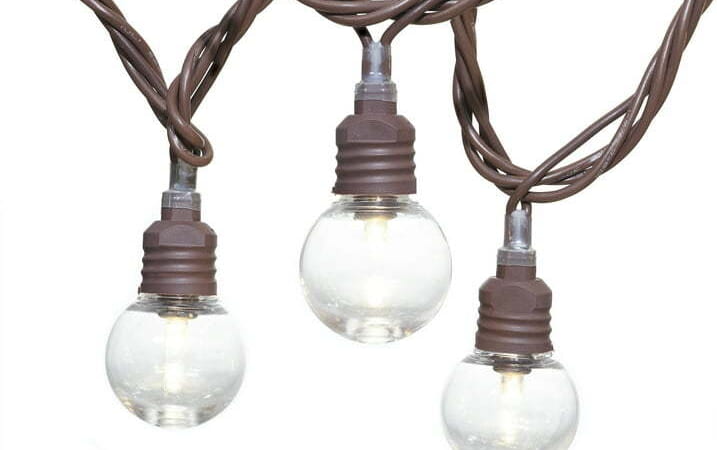 Mainstays 50-Ct. LED Globe Outdoor String Lights for $12 + free shipping w/ $35