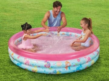 Kid's Inflatable 3-Ring Splash Pool