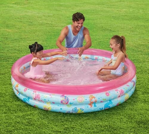 Kid’s Inflatable 3-Ring Splash Pool only $4.98 (Reg. $14!)