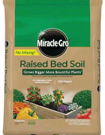Miracle-Gro 1.5-Cu. Ft. Organic Raised Bed Soil for $8 + pickup