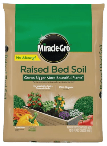 Miracle-Gro 1.5-Cu. Ft. Organic Raised Bed Soil for $8 + pickup