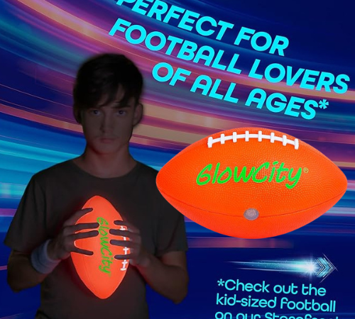 GlowCity Glow in The Dark Football $20.24 (Reg. $35)