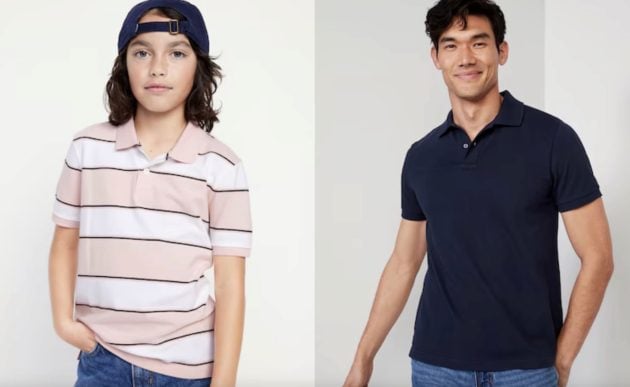 Old Navy: Men’s & Boy’s Polo Shirts as low as $8.99!
