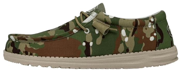 Hey Dude Men's Wally Camouflage Shoes for $32 + free shipping w/ $50