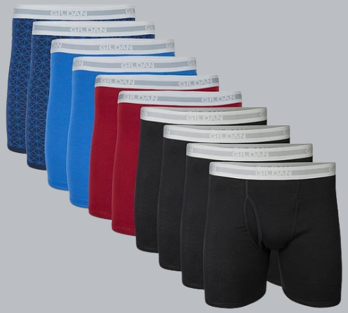 Gildan 10-Pack Men’s Underwear Boxer Briefs $16.65 (Reg. $32) – $1.67 Each