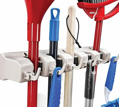 Home It Mop And Broom Holder only $9.99 (Reg. $20!)