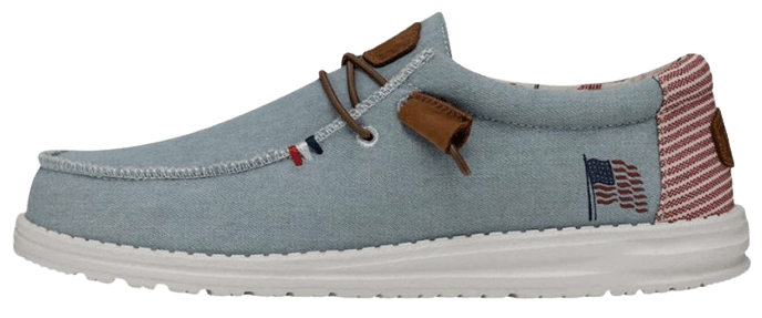 Hey Dude Men's Wally Americana Shoes for $32 + free shipping w/ $50