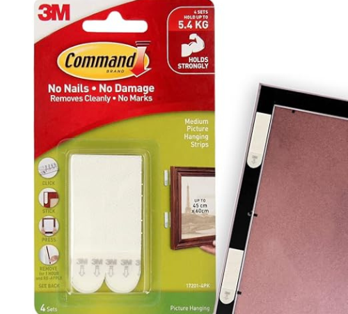 White Picture Hanging Strips (Holds 12lbs) $2.91 (Reg. $5.93)