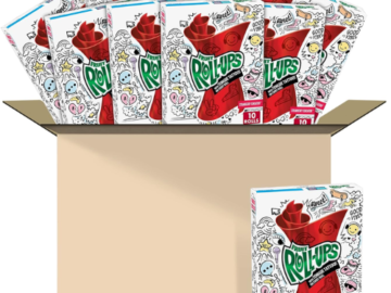 100-Count Fruit Roll-Ups  Strawberry Sensation as low as $25.83 After Coupon (Reg. $37) + Free Shipping – $2.58/10-Count Box or 26¢/Roll