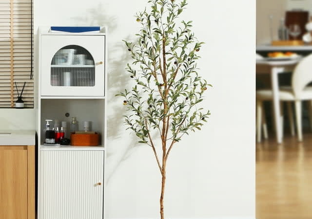 6-Foot Artificial Olive Plant for $40 + free shipping