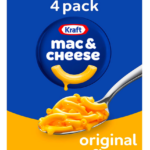 Kraft Macaroni and Cheese Dinner Original, 4 Count only $3.71 shipped!