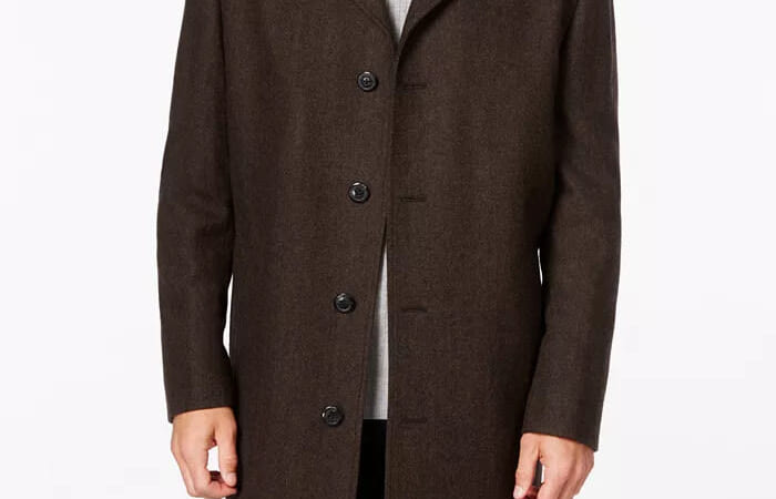 London Fog Men's Coventry Wool-Blend Overcoat for $69 + free shipping