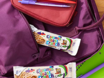 Cinnamon Toast Crunch 8-Count Breakfast Cereal Treat Bars as low as $1.29 After Coupon (Reg. $4.49) + Free Shipping – 16¢/Bar