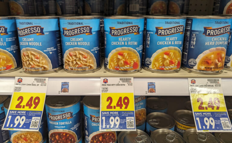 Progresso Soup As Low As $1.99 Per Can At Kroger