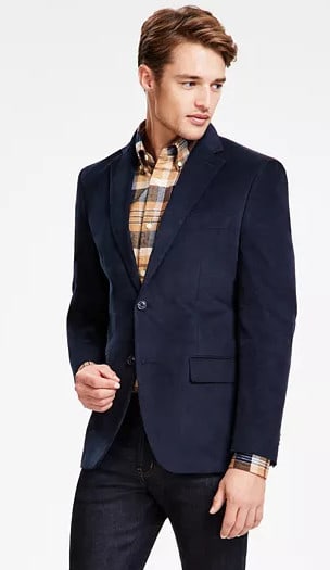 Tommy Hilfiger Men's Modern-Fit Corduroy Sport Coat for $31 + free shipping