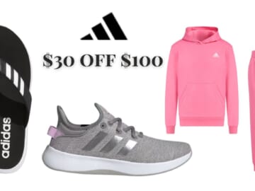 Adidas Coupon | $30 off $100 + Free Shipping!