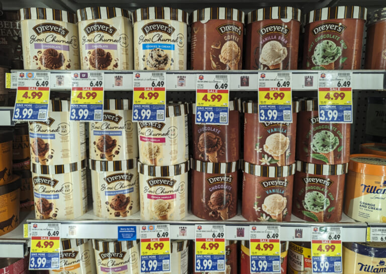 Edy’s/Dreyer’s Ice Cream As Low As $3.99 At Kroger (Regular Price $6.49)