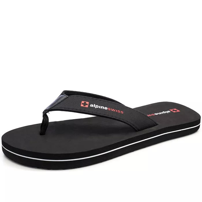 Alpine Swiss Men's Comfort Flip Flops for $10 + free shipping w/ $25