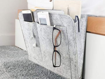 Squared Away Felt Bedside Pocket Caddies, 2 Pack $9.99 After Code (Reg. $56) + Free Shipping – $5 Each