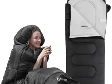 KingCamp 3-Season Sleeping Bag for $24 + free shipping w/ $35