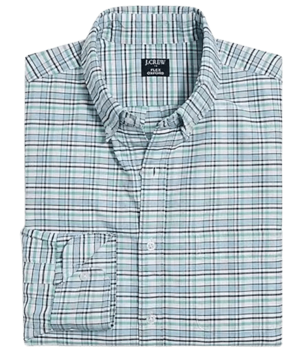 J.Crew Factory Men's Slim Flex Oxford Shirt for $20 + free shipping