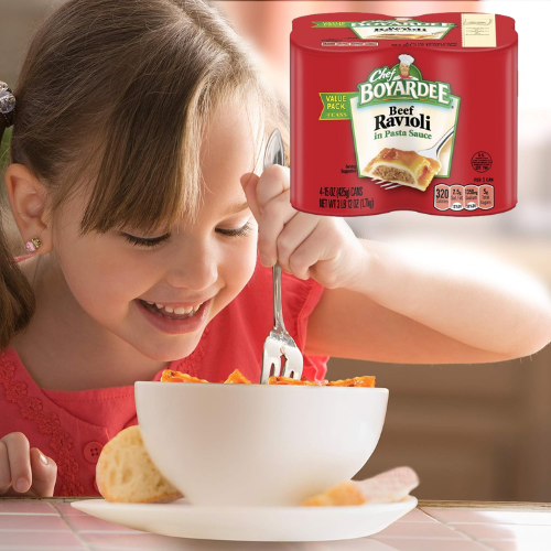 Chef Boyardee 4-Pack Beef Ravioli as low as $3.39 Shipped Free (Reg. $4.28) – 85¢/15 Oz Can