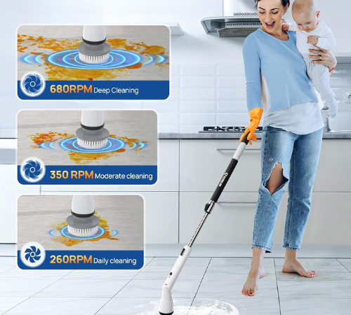 Goodbye tedious scrubbing and hello effortless, sparkling results with Max Cordless Electric Spin Scrubber for just $24.99 After Code (Reg. $49.99) + Free Shipping