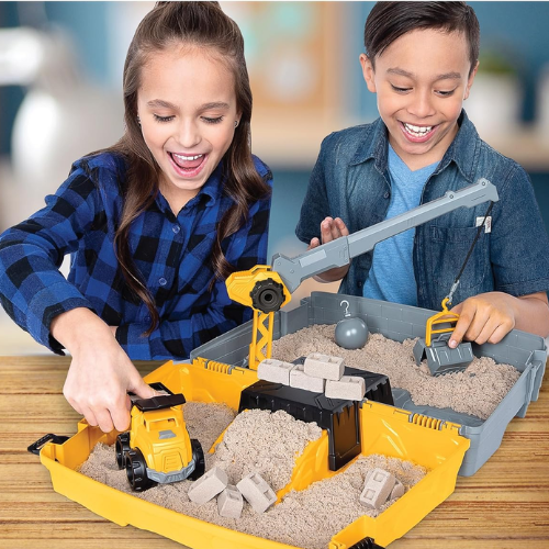 Kinetic Sand Construction Site Folding Sandbox with Toy Truck, 2-Lb $12.71 After Coupon (Reg. $35)