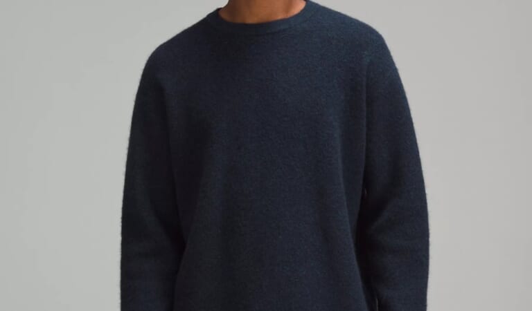 lululemon Men's Alpaca Merino Wool-Blend Crewneck Sweater for $69 + free shipping