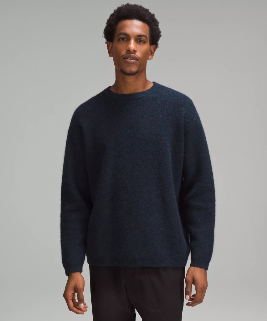 lululemon Men's Alpaca Merino Wool-Blend Crewneck Sweater for $69 + free shipping