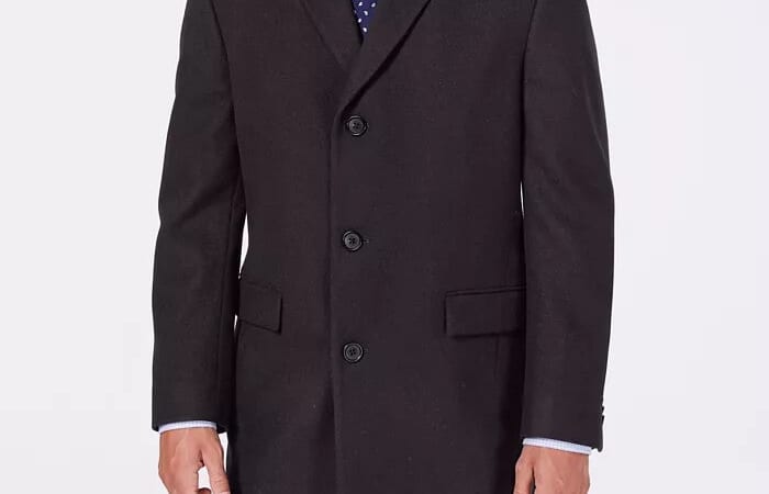 Nautica Men's Classic-Fit Batten Overcoat for $66 + free shipping